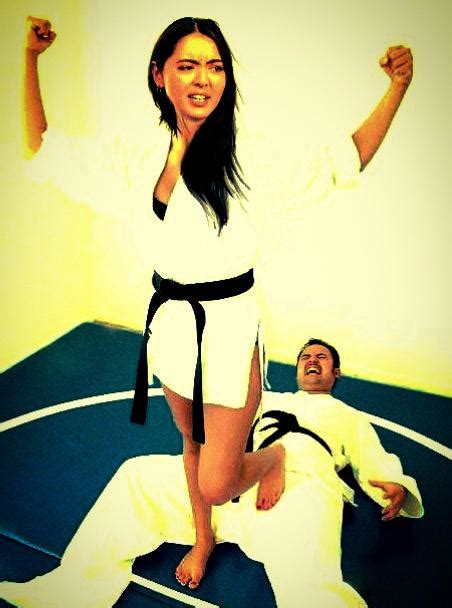 karate ballbusting